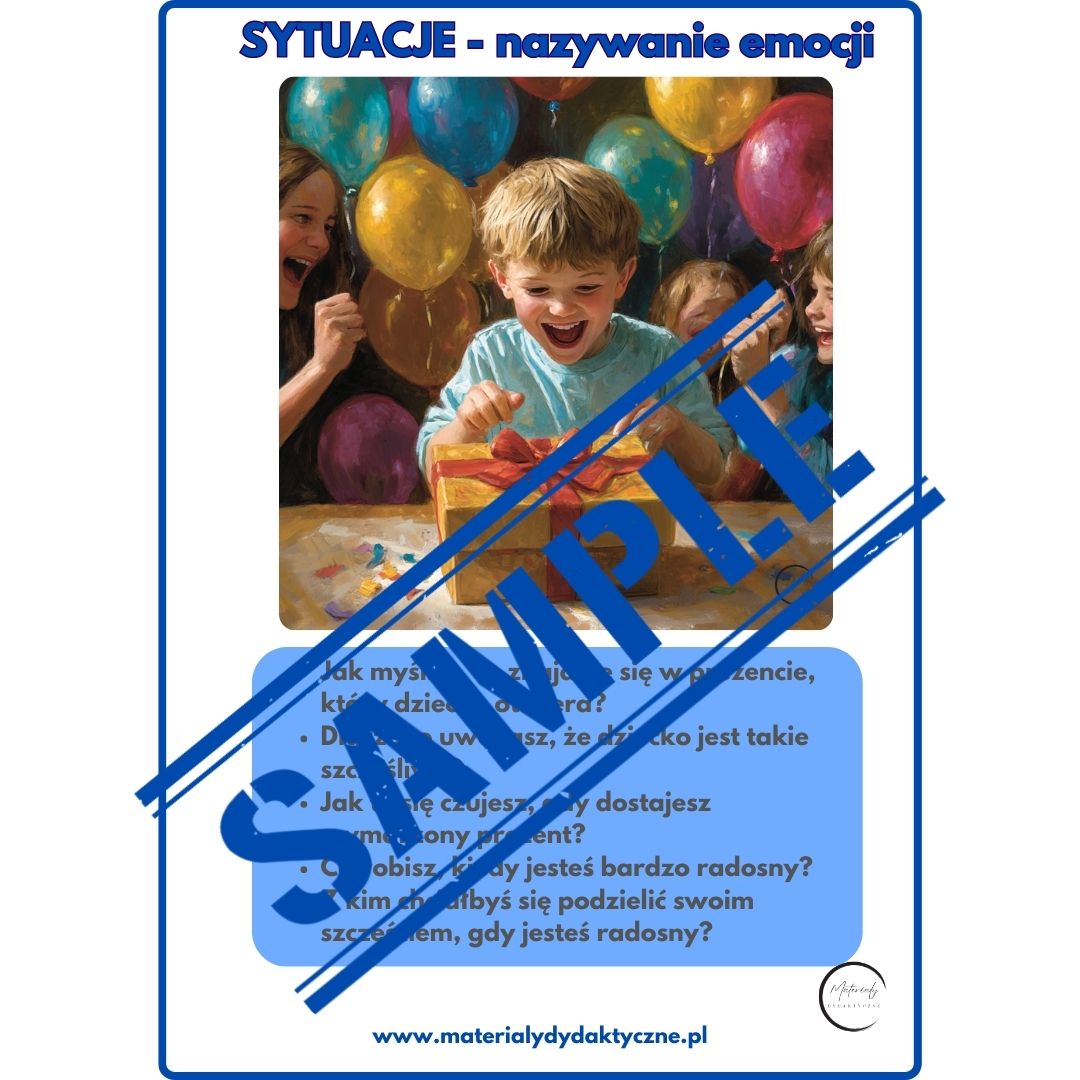 Emocje - opisywanie obrazków