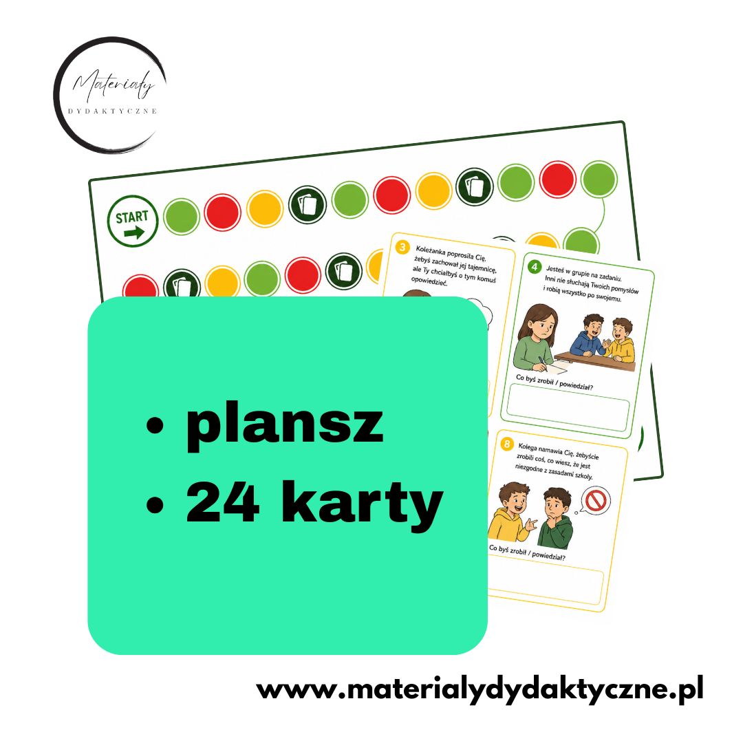Co byś zrobił_ – karty sytuacyjne i gra planszowa SPE materialydydaktyczne.pl 2