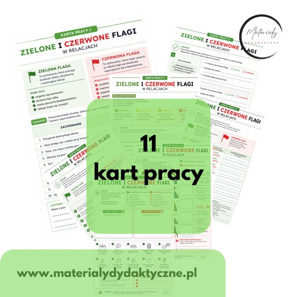 Zielone i czerwone flagi w relacjach karty pracy SPE materialydydaktyczne.pl 1