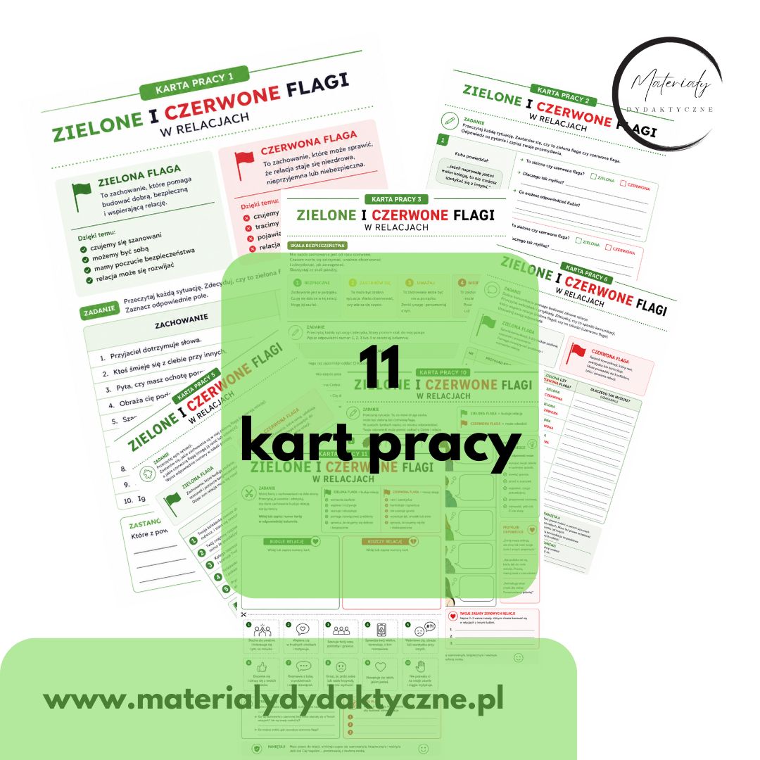 Zielone i czerwone flagi w relacjach karty pracy SPE materialydydaktyczne.pl 1