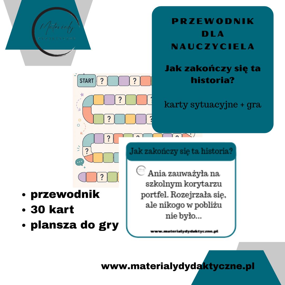 Jak zakończy się ta historia? Gra planszowa i karty rozwijające myślenie przyczynowo-skutkowe