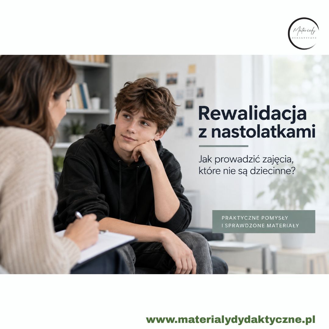 Rewalidacja z nastolatkami - jak prowadzić zajęcia, które nie są dziecinne materialydydaktyczne.pl